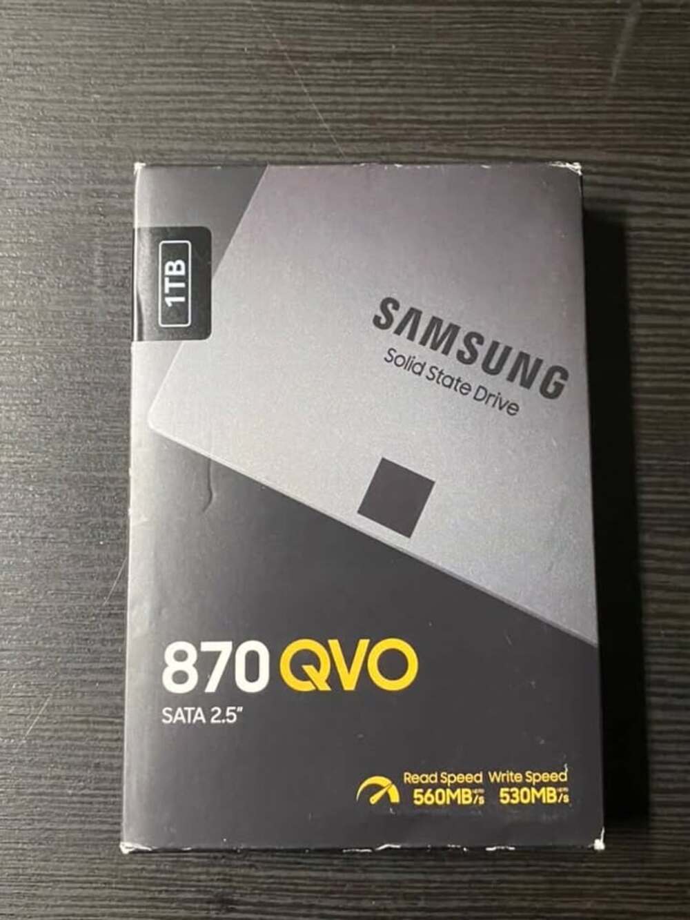 Samsung 870 QVO 1TB 2.5" SATA III Internal SSD (MZ-77Q1T0B) (New, Open Box)